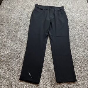 ORIGIN Standard Straight Mens Black Pants W32 L30 Casual Workwear Trousers